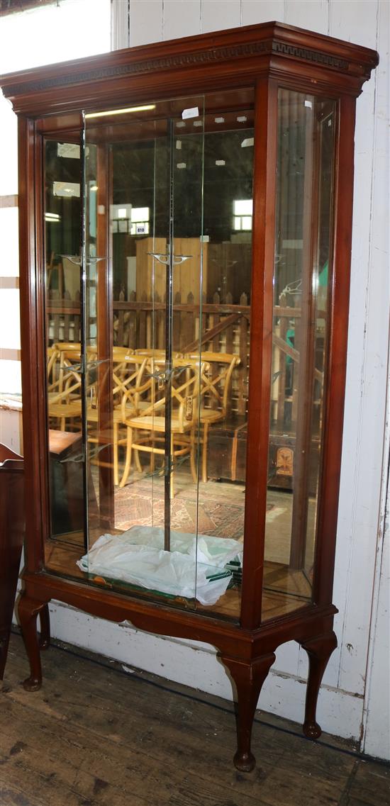 Edwardian shop display cabinet